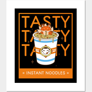 tasty instant ramen Posters and Art